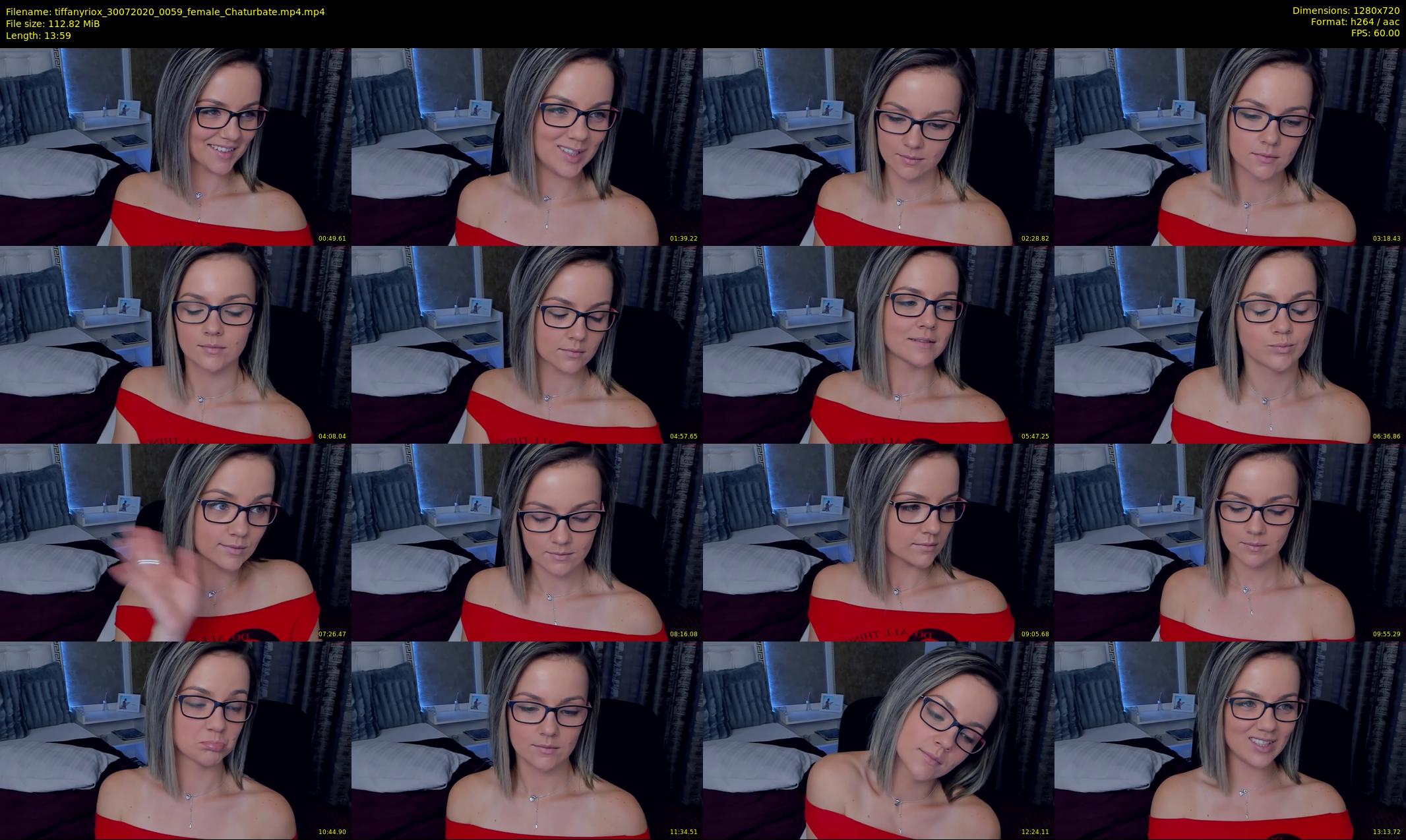 tiffanyriox — 14 minute Chaturbate female cam show recording, 720p, Jul 30, 2020