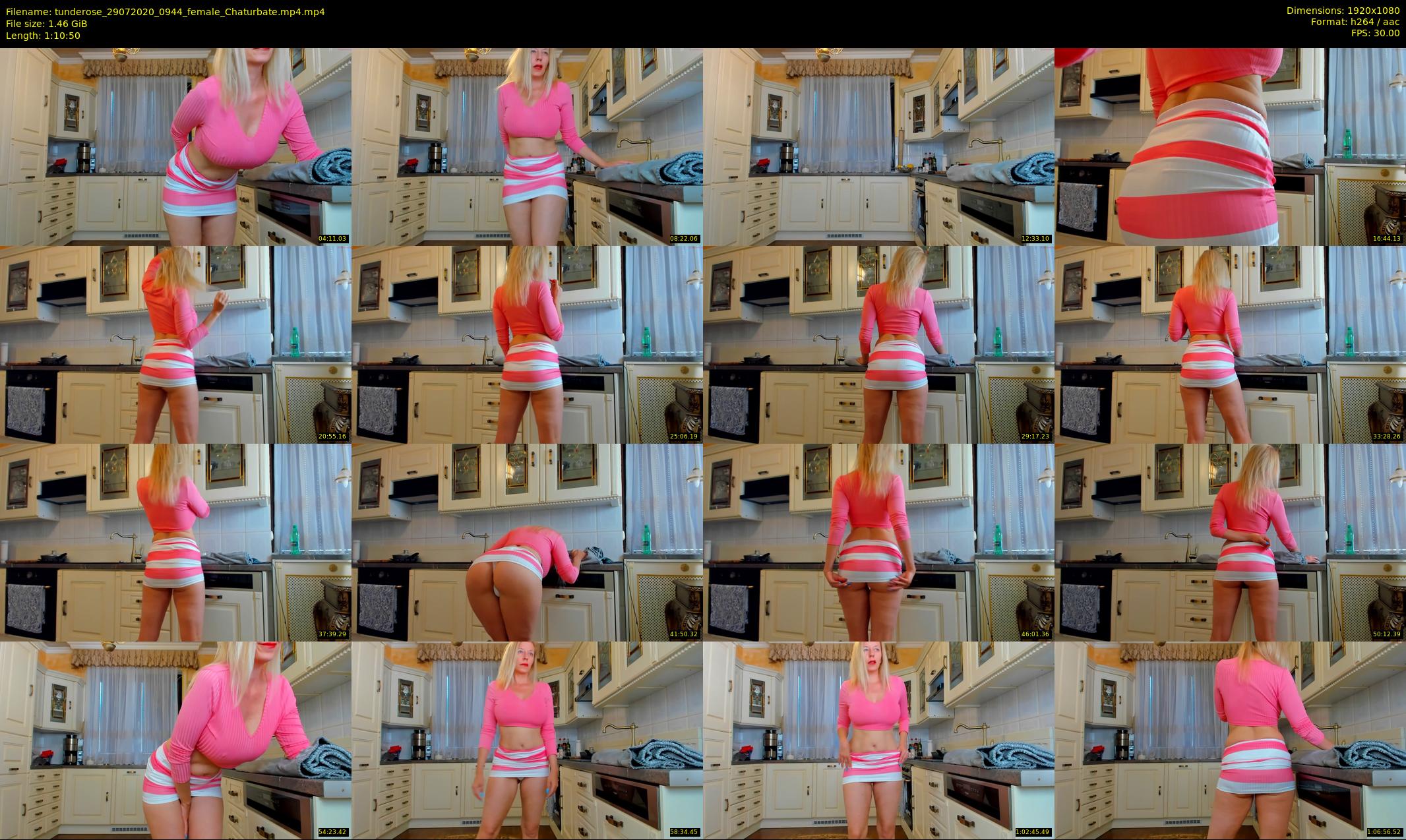 tunderose — 71 minute Chaturbate female cam show recording, 1080p, Jul 29, 2020