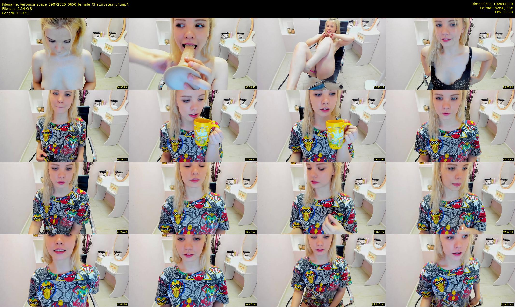 veronica_space — 70 minute Chaturbate female cam show recording, 1080p, Jul 29, 2020