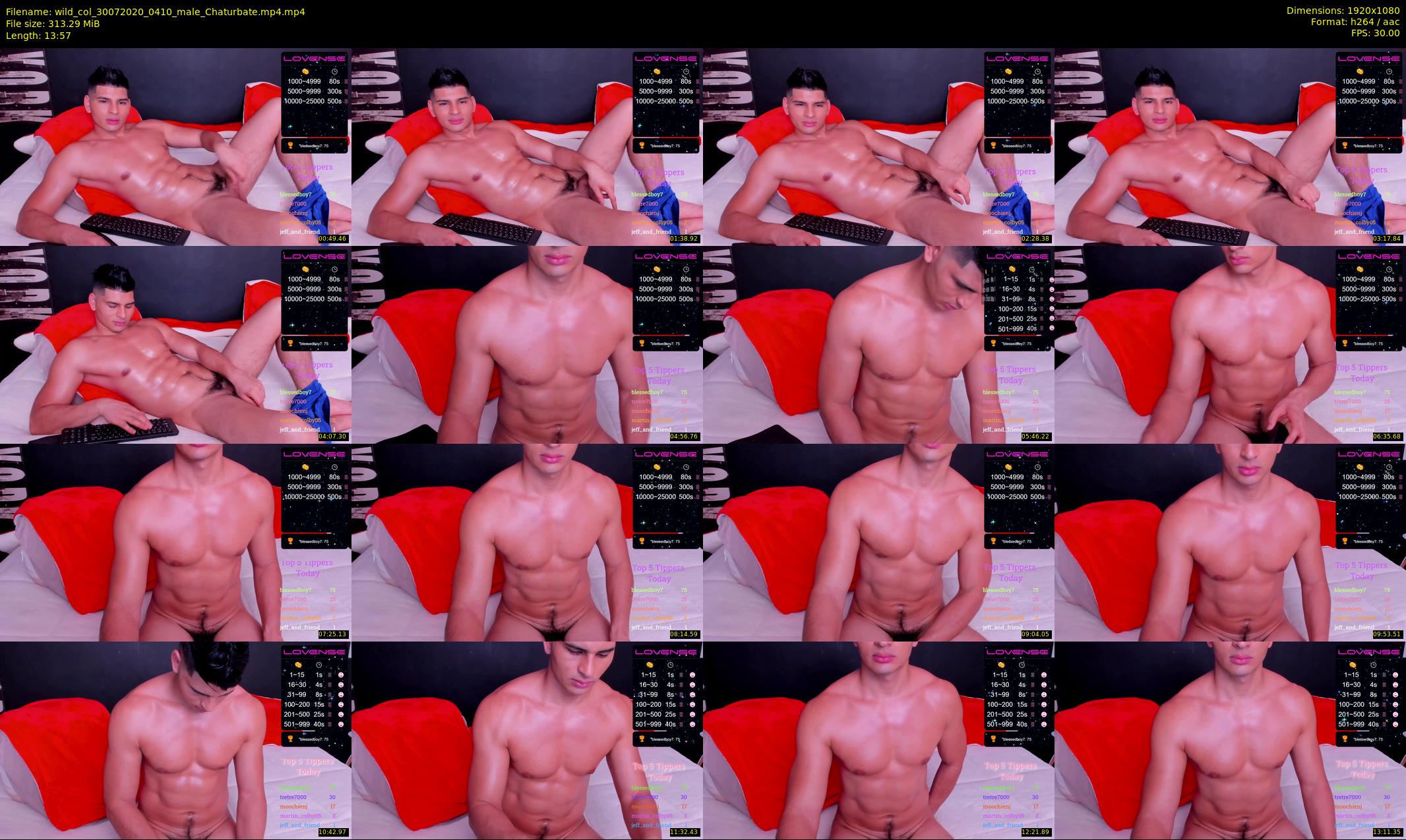 wild_col — 14 minute Chaturbate male cam show recording, 1080p, Jul 30, 2020