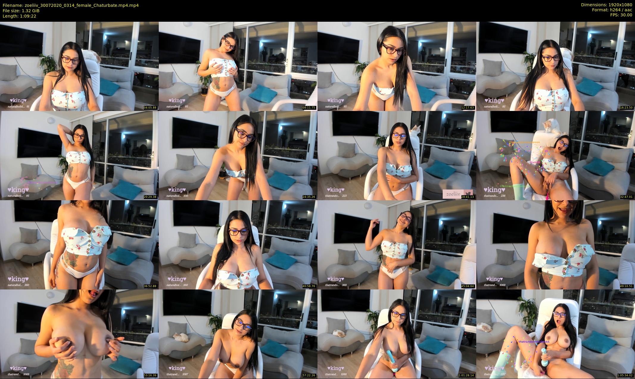 zoeliiv — 70 minute Chaturbate female cam show recording, 1080p, Jul 30, 2020