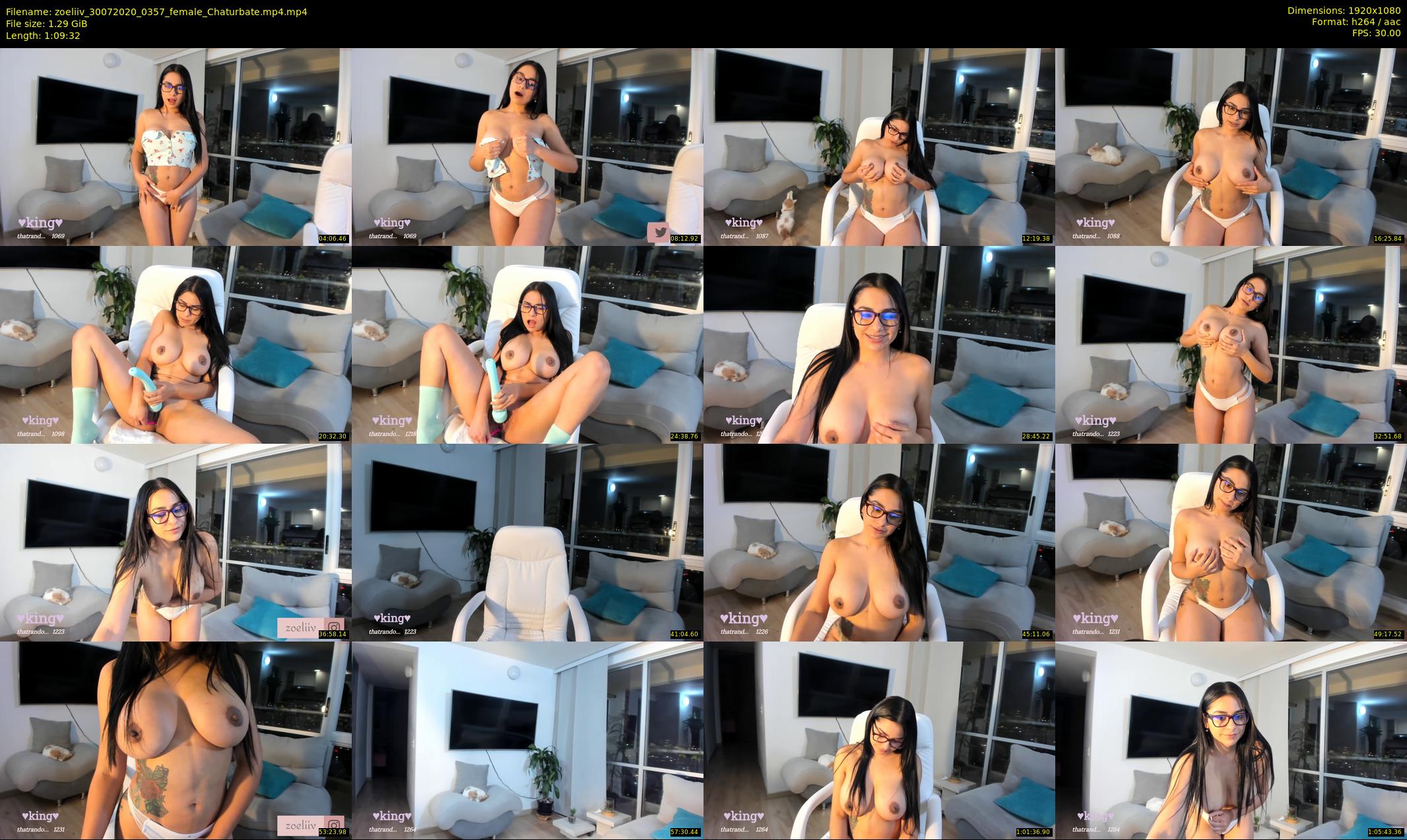 zoeliiv — 70 minute Chaturbate female cam show recording, 1080p, Jul 30, 2020