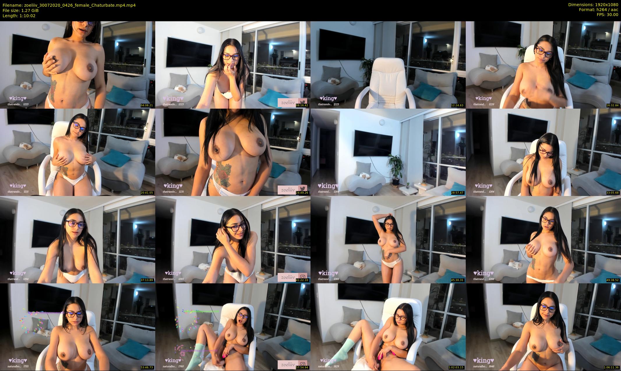 zoeliiv — 71 minute Chaturbate female cam show recording, 1080p, Jul 30, 2020