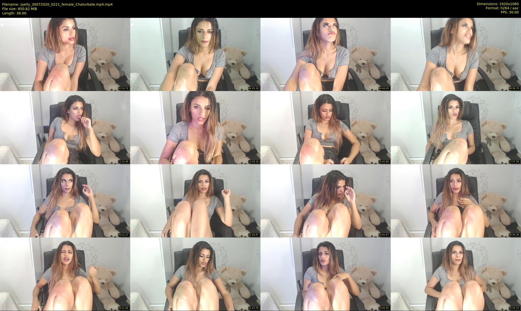 zyelly — 38 minute Chaturbate female cam show recording, 1080p, Jul 30, 2020