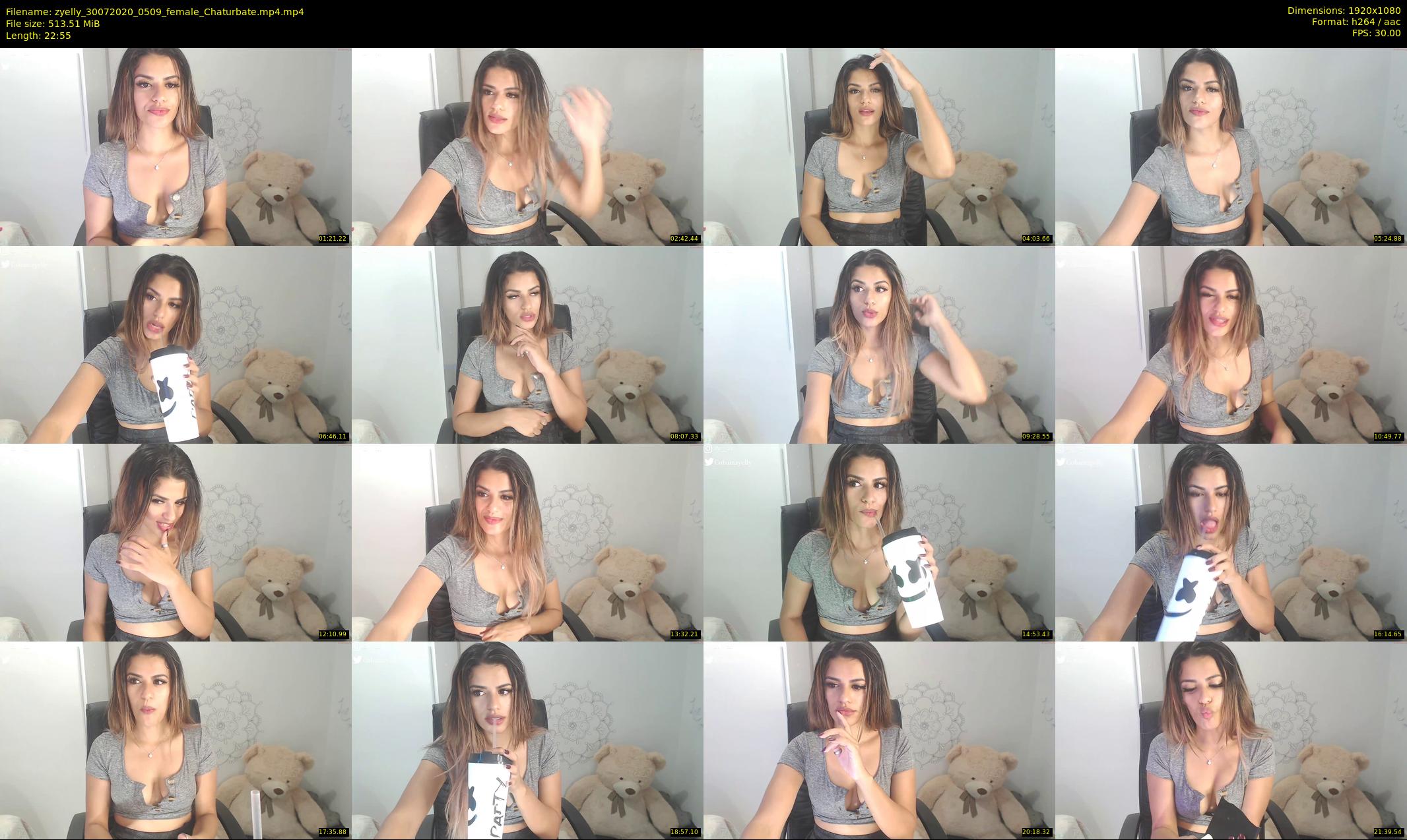 zyelly — 23 minute Chaturbate female cam show recording, 1080p, Jul 30, 2020