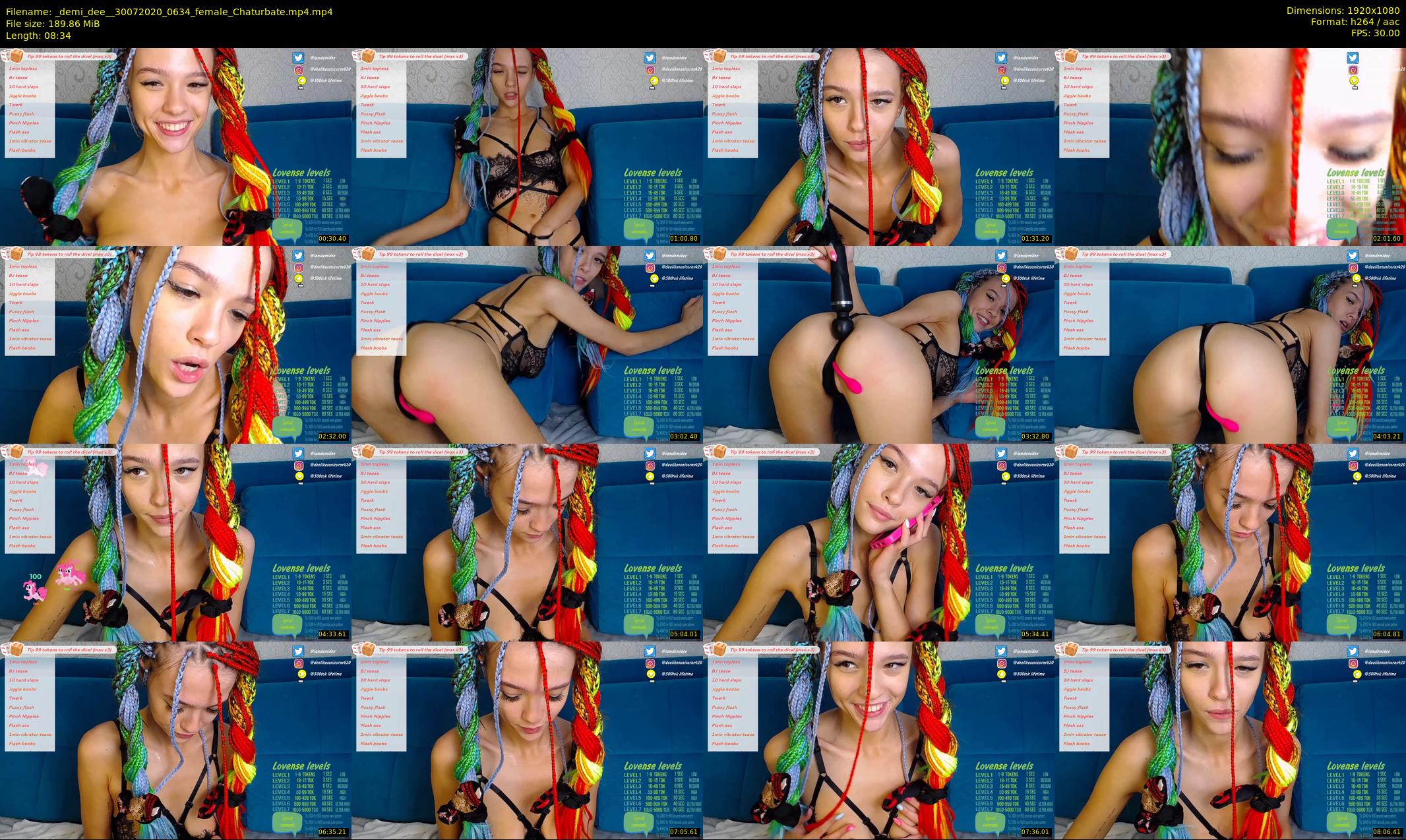 _demi_dee_ — 9 minute Chaturbate female cam show recording, 1080p, Jul 30, 2020