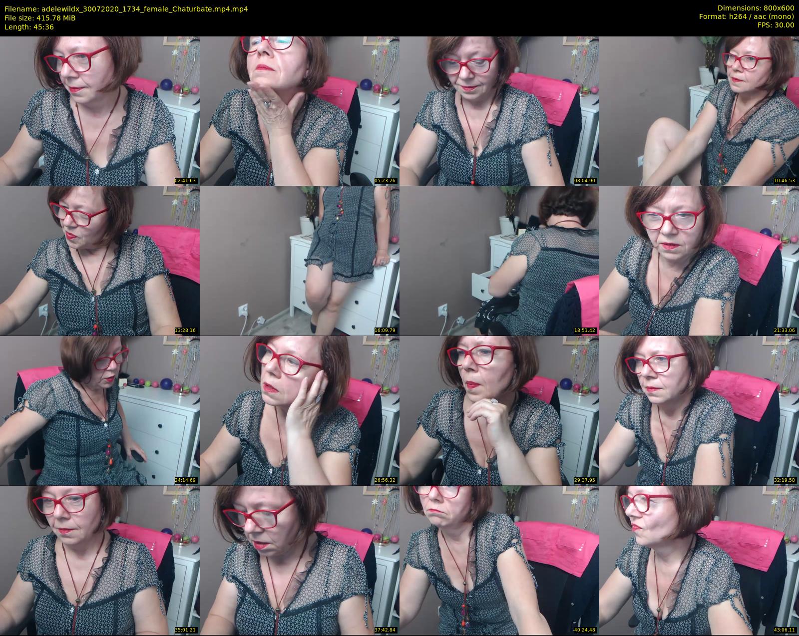 adelewildx — 46 minute Chaturbate female cam show recording, 480p, Jul 30, 2020