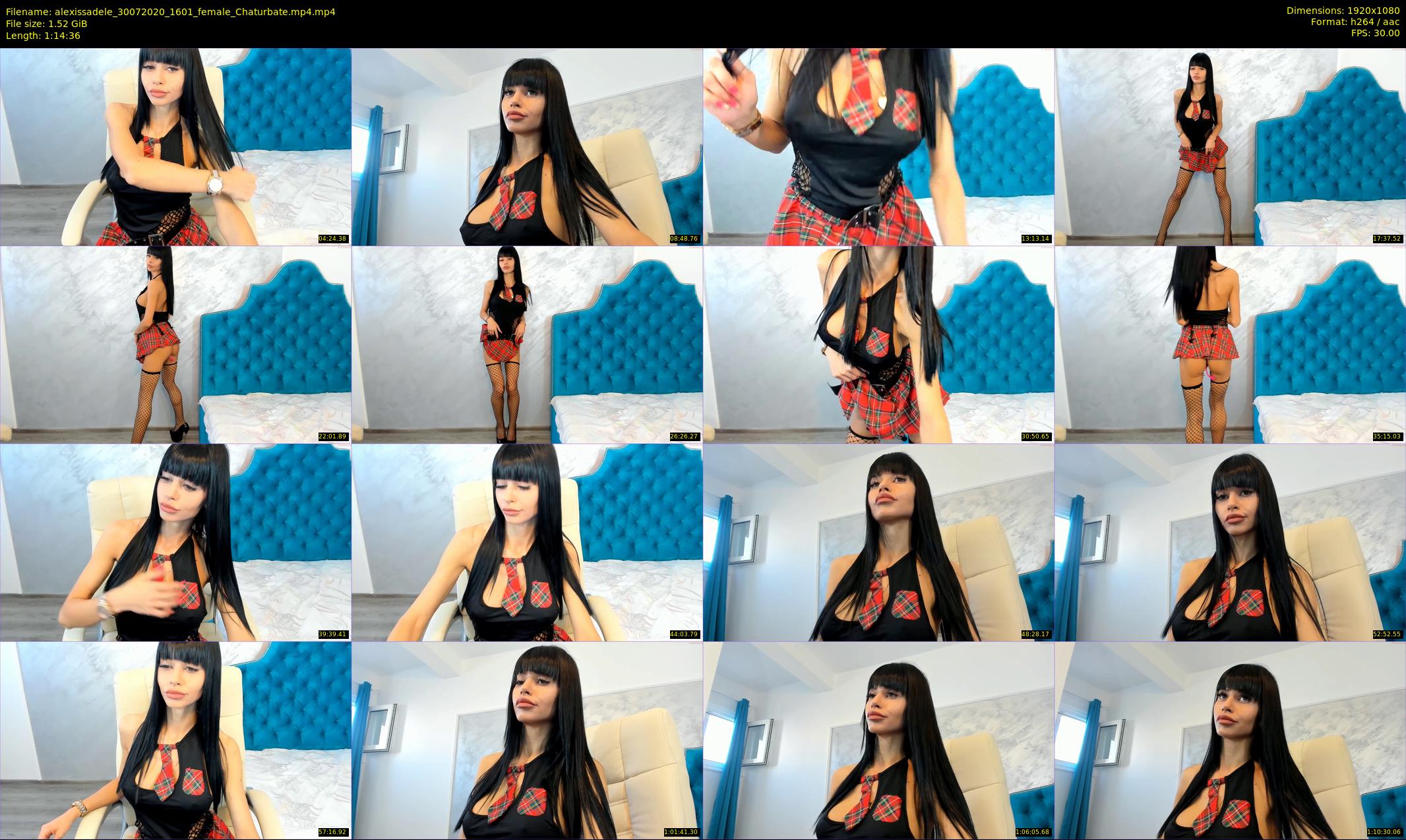 alexissadele — 75 minute Chaturbate female cam show recording, 1080p, Jul 30, 2020
