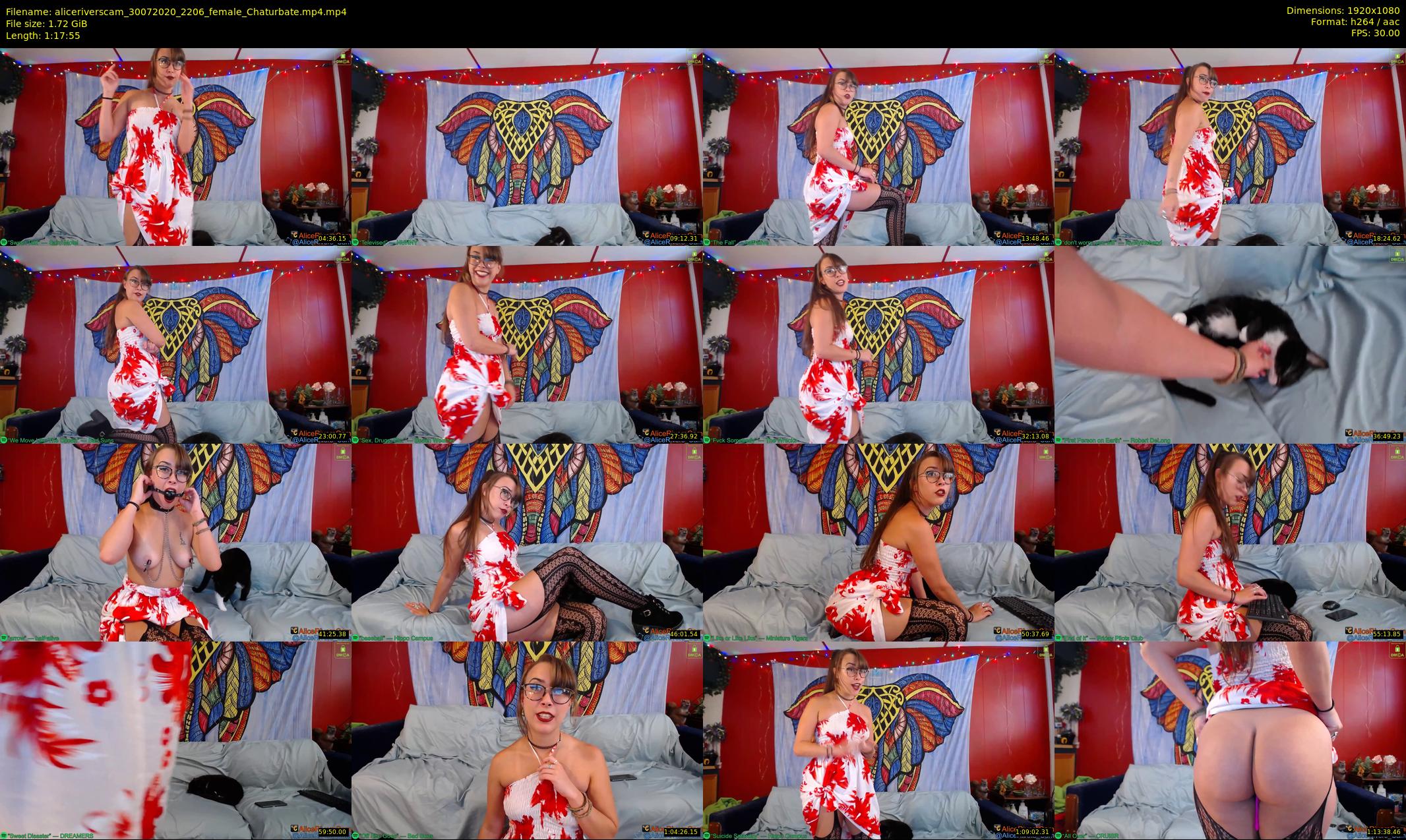 aliceriverscam — 78 minute Chaturbate female cam show recording, 1080p, Jul 30, 2020