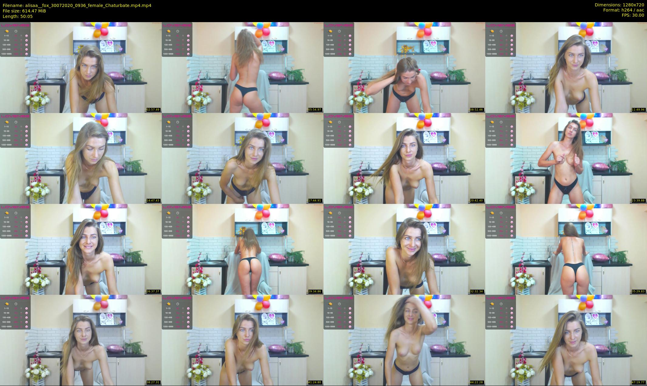 alisaa__fox — 51 minute Chaturbate female cam show recording, 720p, Jul 30, 2020