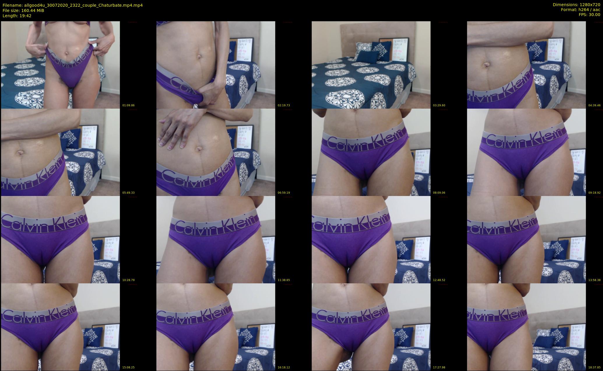 allgood4u — 20 minute Chaturbate couple cam show recording, 720p, Jul 30, 2020