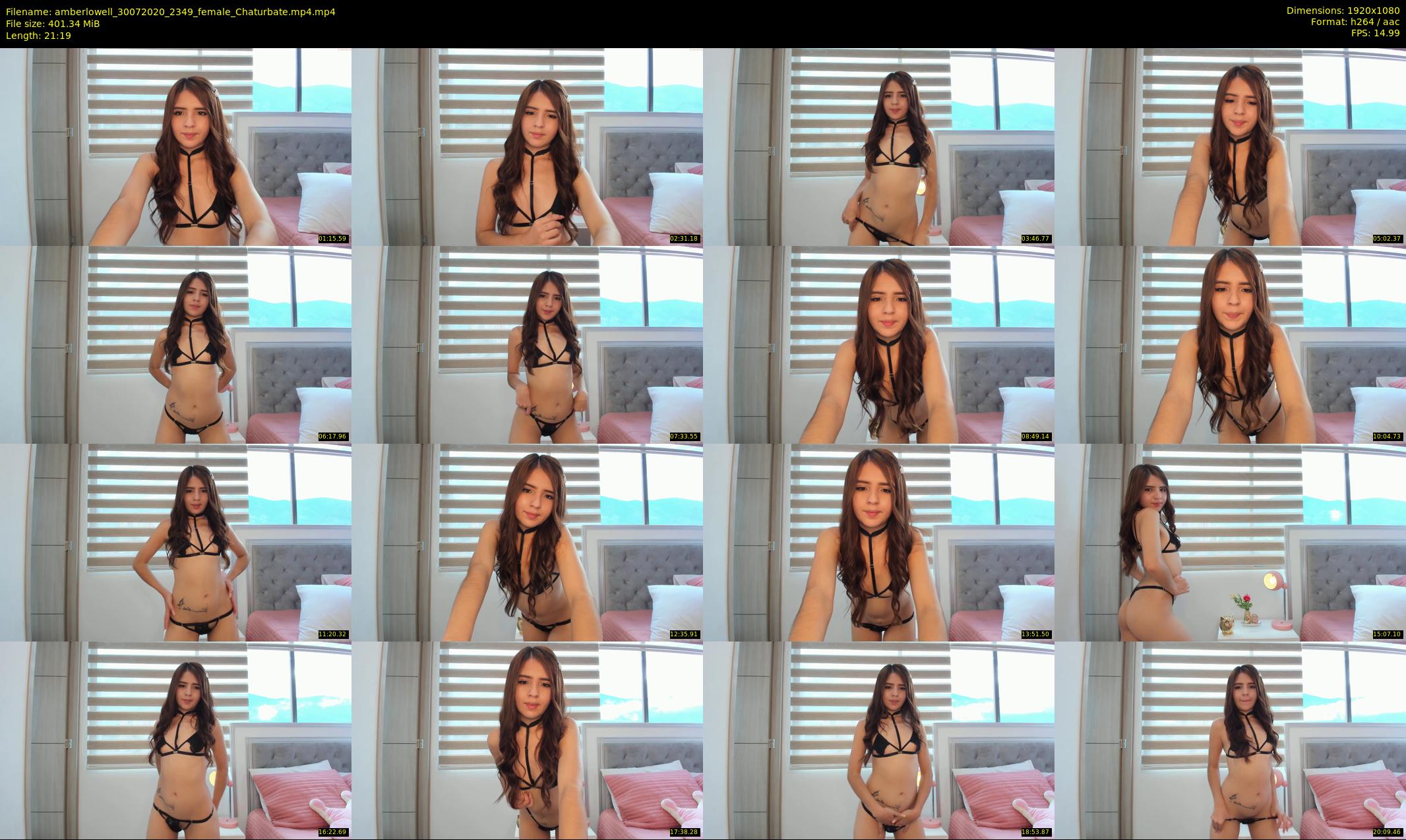 amberlowell — 22 minute Chaturbate female cam show recording, 1080p, Jul 30, 2020
