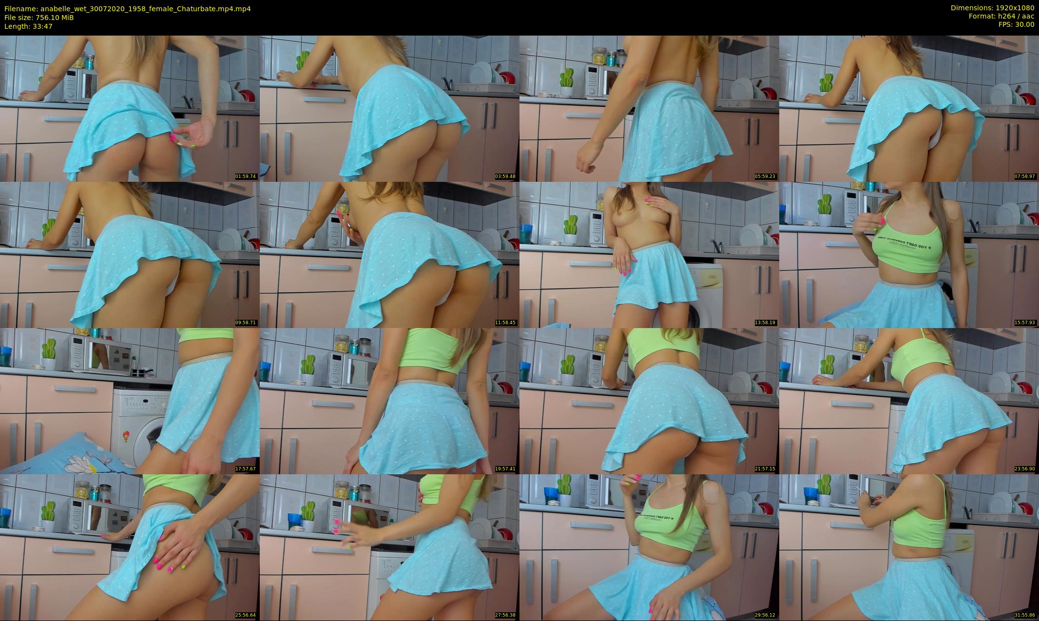 anabelle_wet — 34 minute Chaturbate female cam show recording, 1080p, Jul 30, 2020