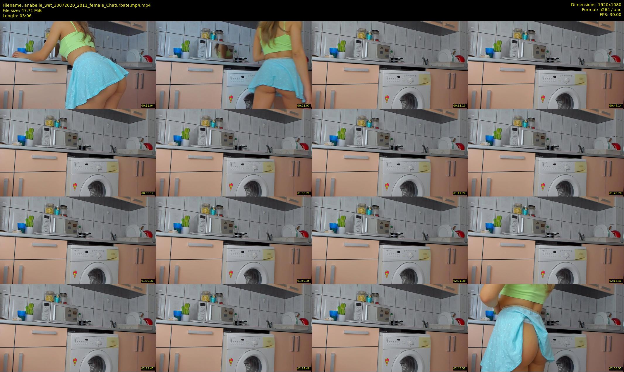 anabelle_wet — 4 minute Chaturbate female cam show recording, 1080p, Jul 30, 2020