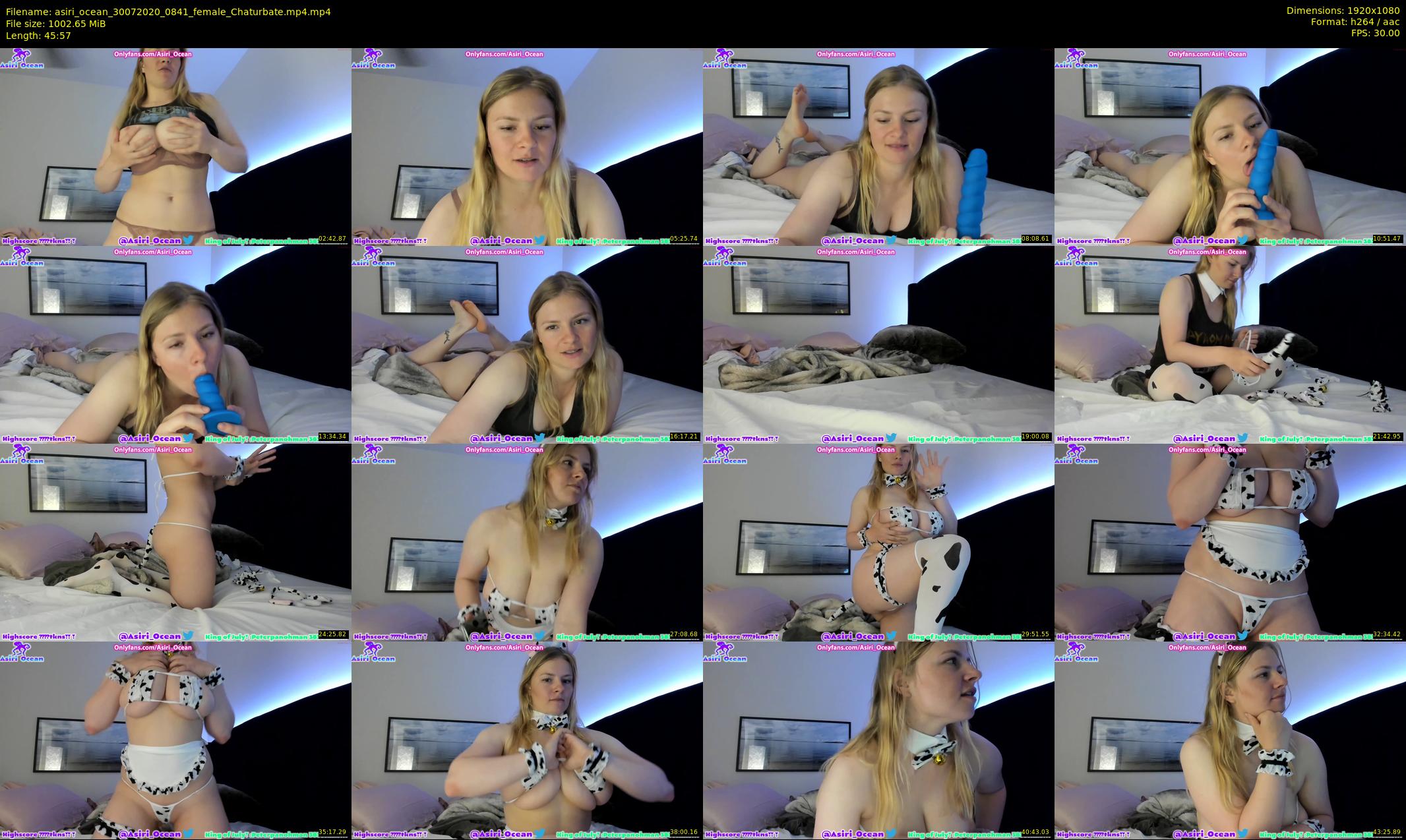 asiri_ocean — 46 minute Chaturbate female cam show recording, 1080p, Jul 30, 2020