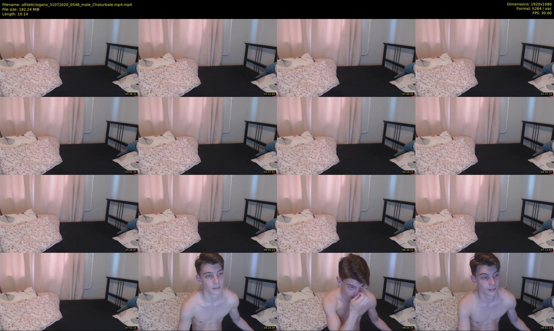 athleticloganx — 11 minute Chaturbate male cam show recording, 1080p, Jul 31, 2020