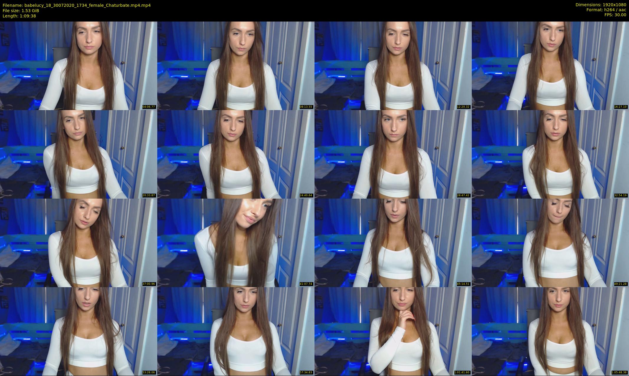 babelucy_18 — 70 minute Chaturbate female cam show recording, 1080p, Jul 30, 2020