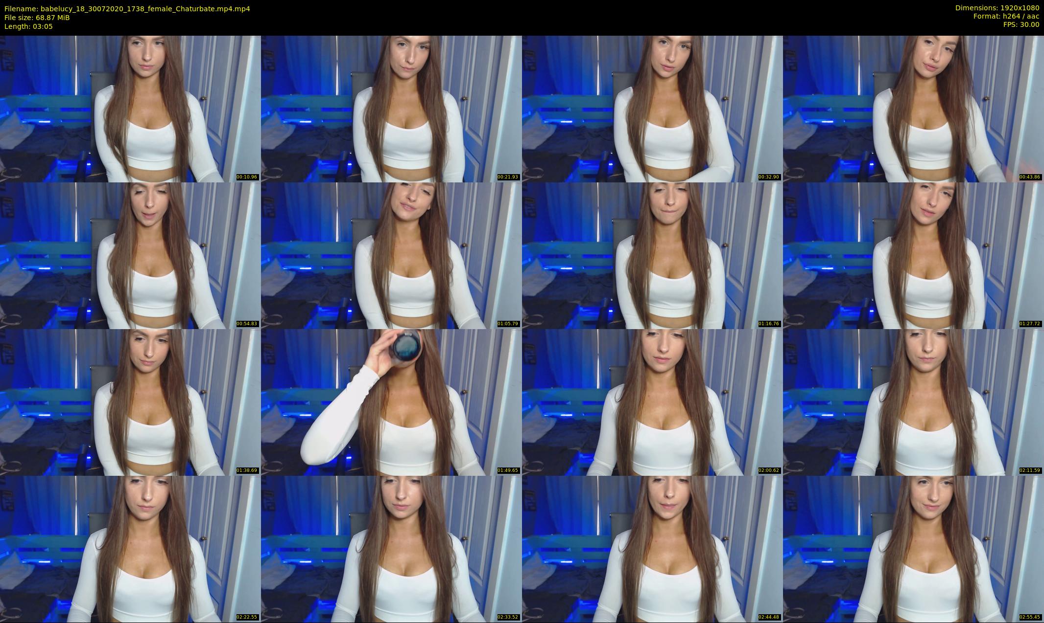babelucy_18 — 4 minute Chaturbate female cam show recording, 1080p, Jul 30, 2020