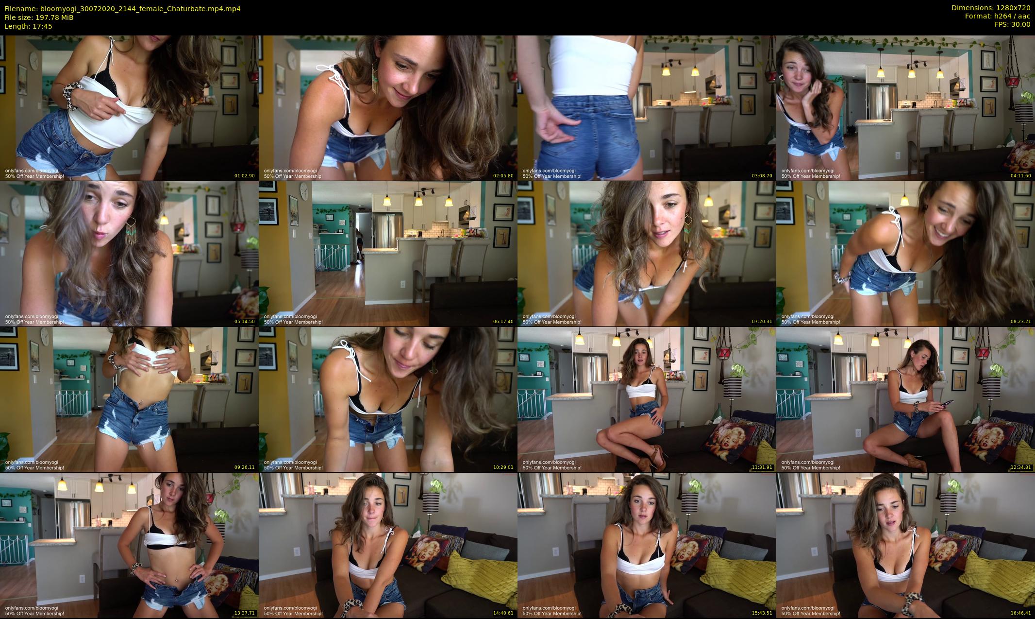 bloomyogi — 18 minute Chaturbate female cam show recording, 720p, Jul 30, 2020
