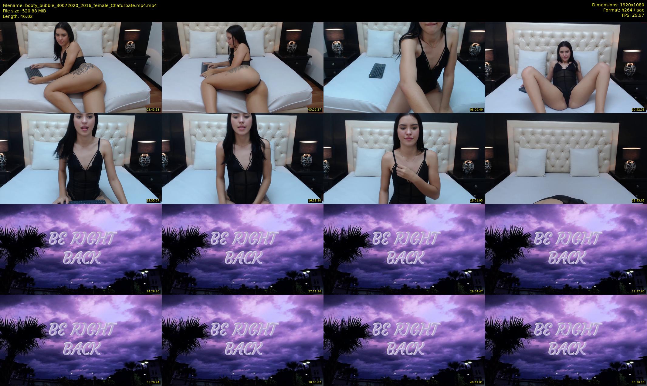booty_bubble — 47 minute Chaturbate female cam show recording, 1080p, Jul 30, 2020
