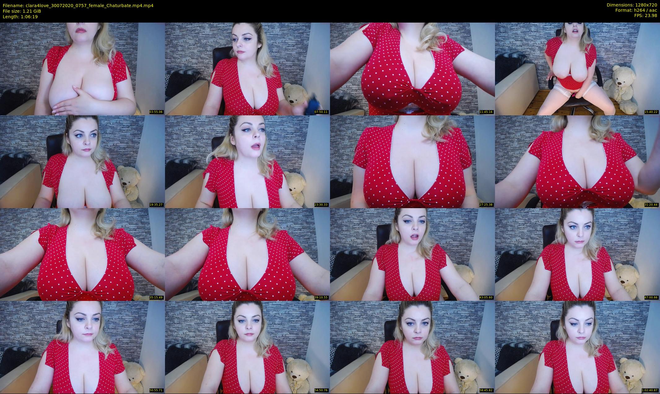 clara4love — 67 minute Chaturbate female cam show recording, 720p, Jul 30, 2020