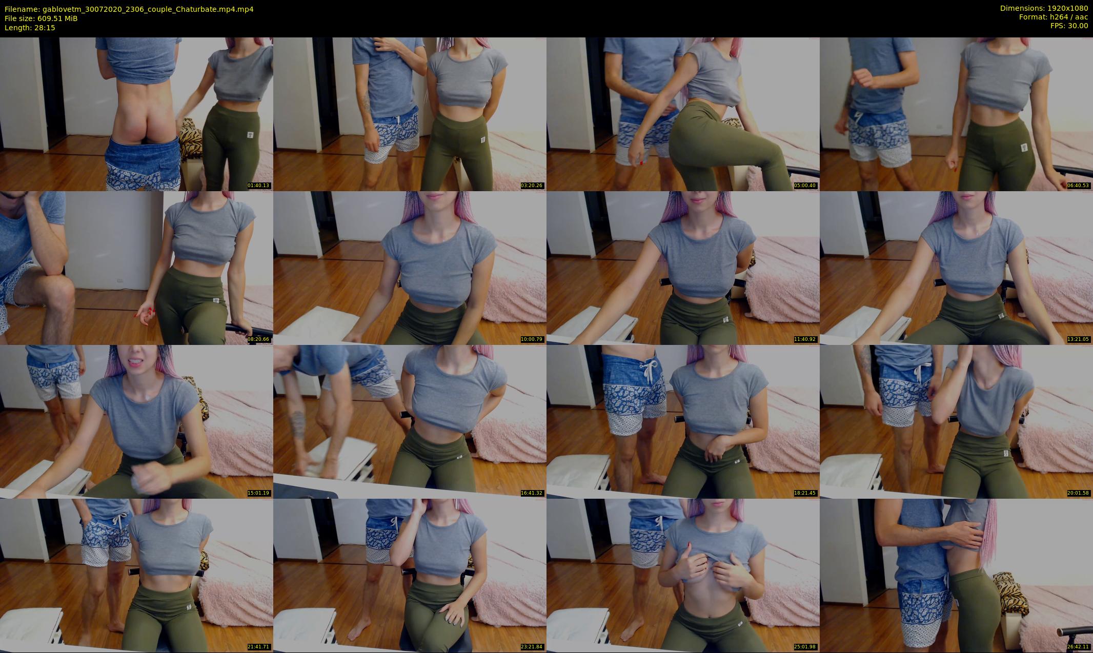 gablovetm — 29 minute Chaturbate couple cam show recording, 1080p, Jul 30, 2020