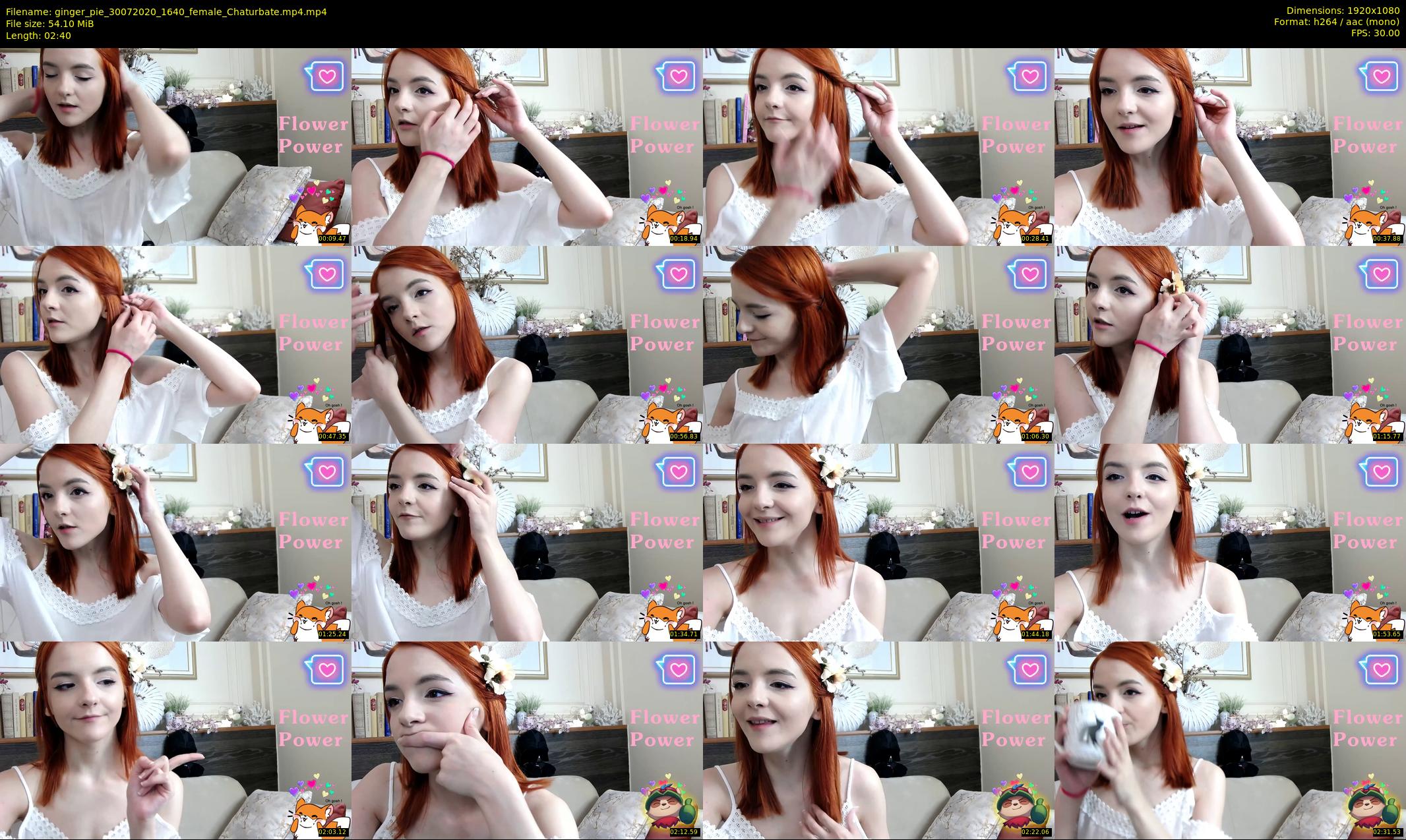 ginger_pie — 3 minute Chaturbate female cam show recording, 1080p, Jul 30, 2020