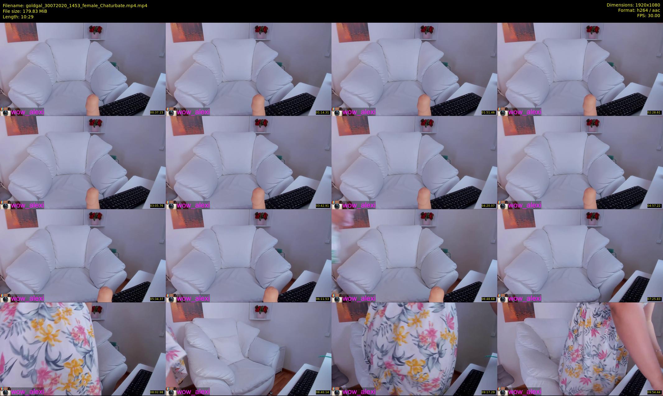 goldgal — 11 minute Chaturbate female cam show recording, 1080p, Jul 30, 2020