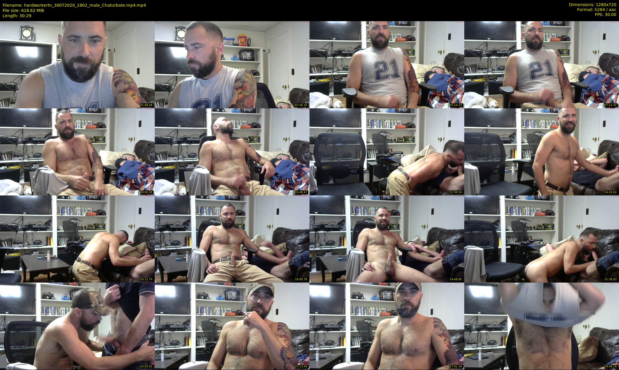 hardworkertn — 31 minute Chaturbate male cam show recording, 720p, Jul 30, 2020