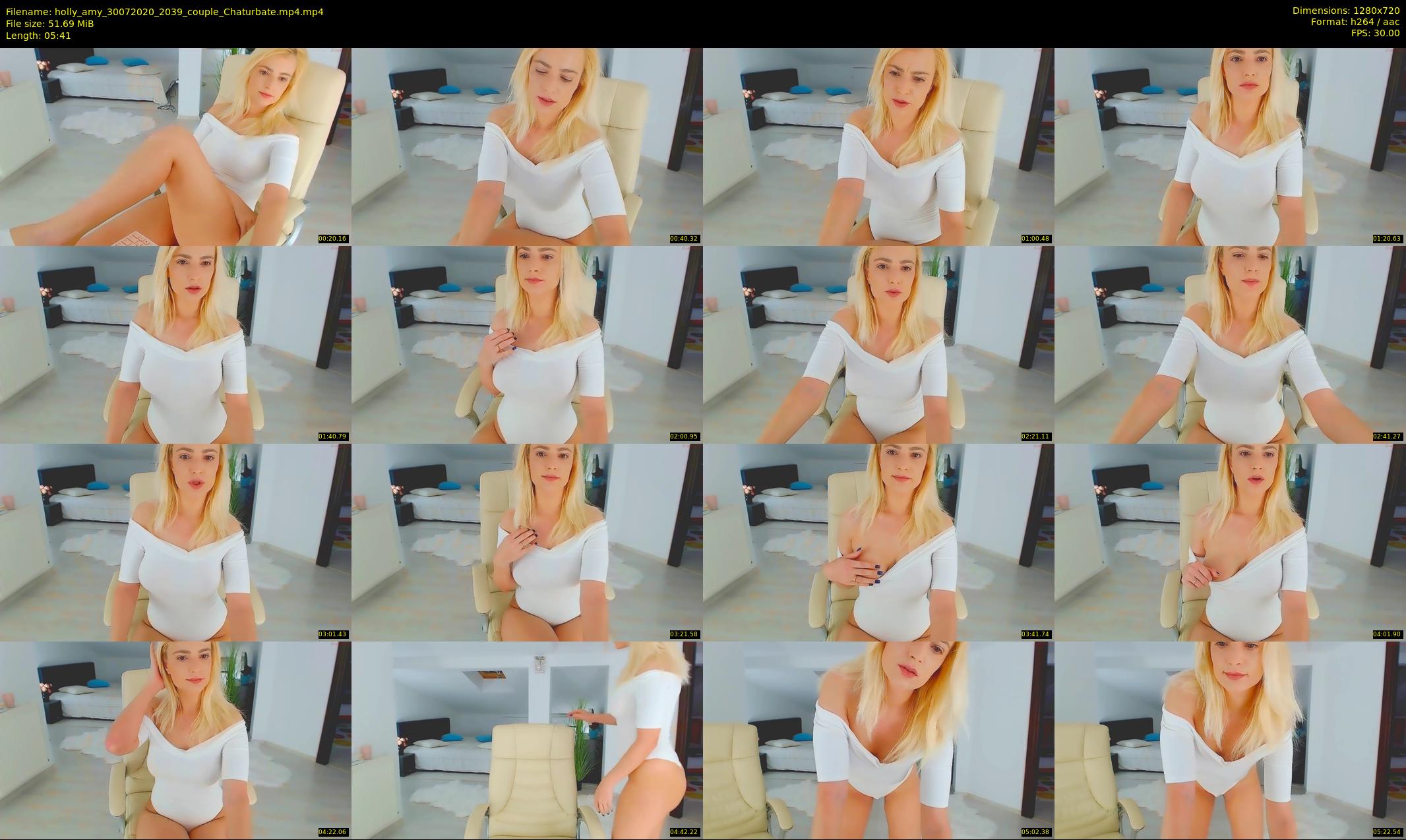 holly_amy — 6 minute Chaturbate couple cam show recording, 720p, Jul 30, 2020