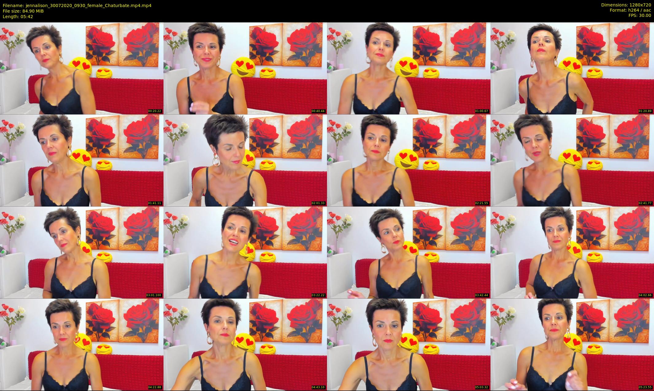 jennalison — 6 minute Chaturbate female cam show recording, 720p, Jul 30, 2020