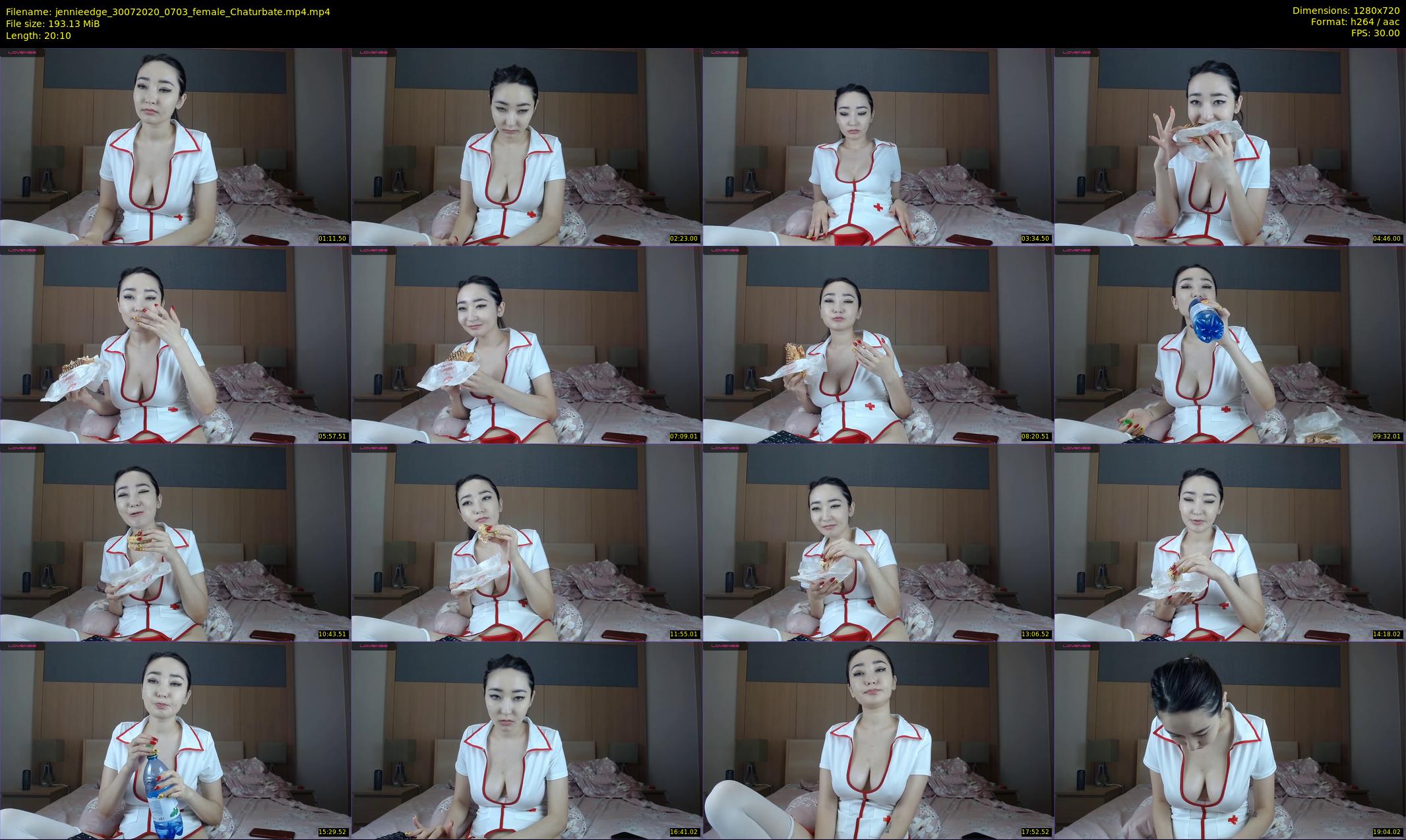 jennieedge — 21 minute Chaturbate female cam show recording, 720p, Jul 30, 2020