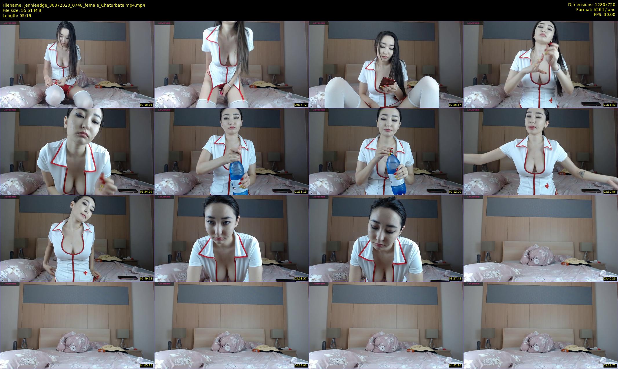 jennieedge — 6 minute Chaturbate female cam show recording, 720p, Jul 30, 2020