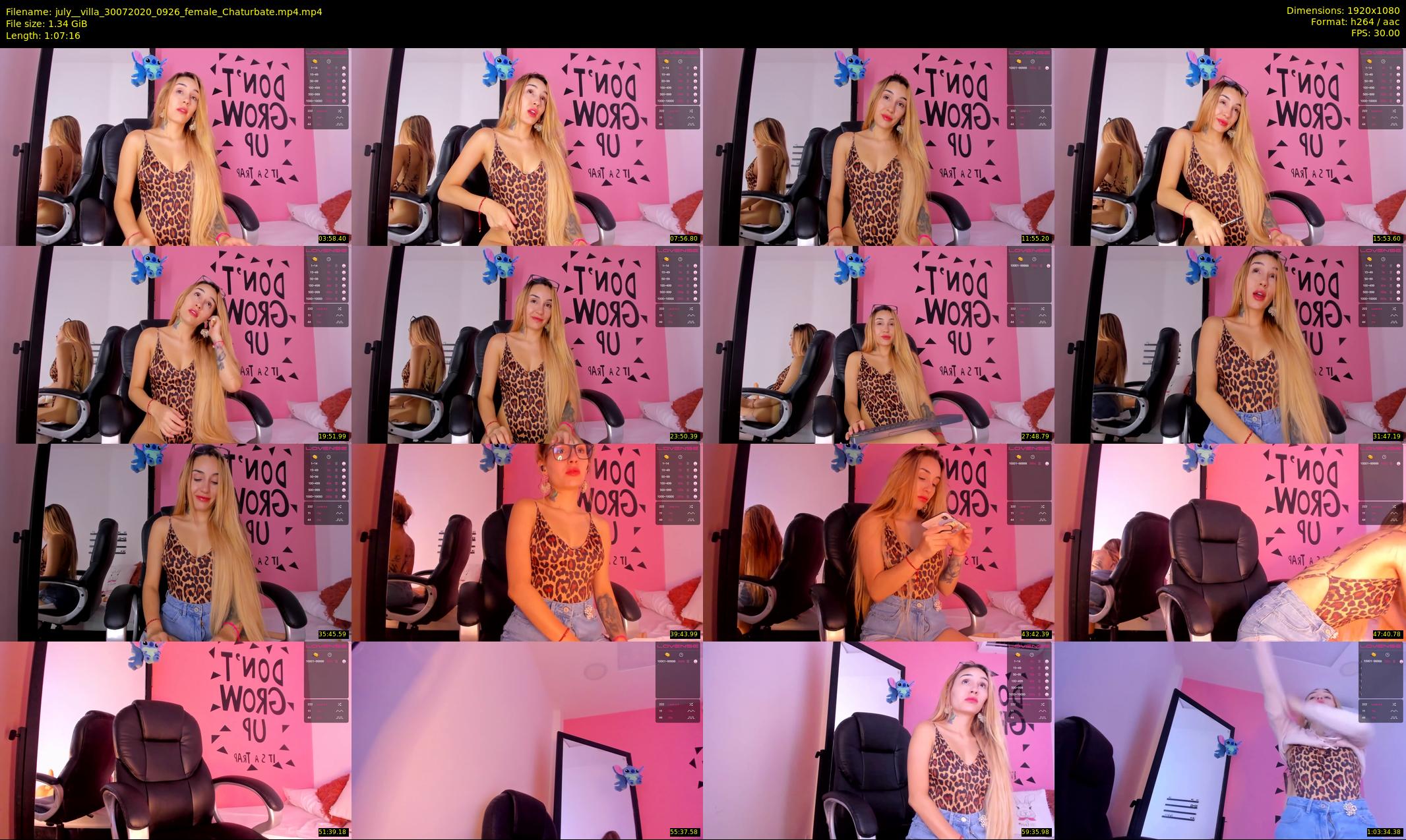 july__villa — 68 minute Chaturbate female cam show recording, 1080p, Jul 30, 2020