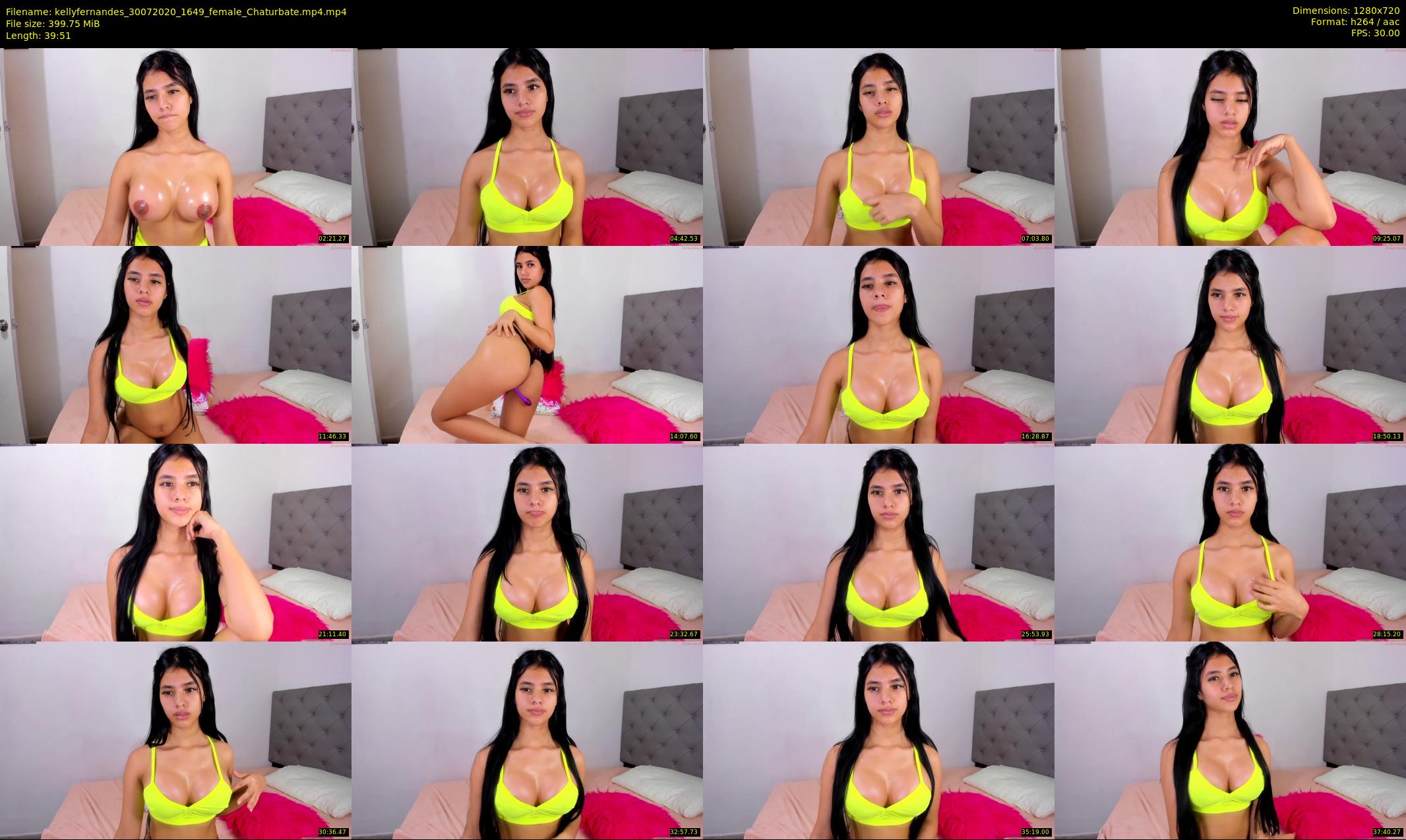 kellyfernandes — 40 minute Chaturbate female cam show recording, 720p, Jul 30, 2020