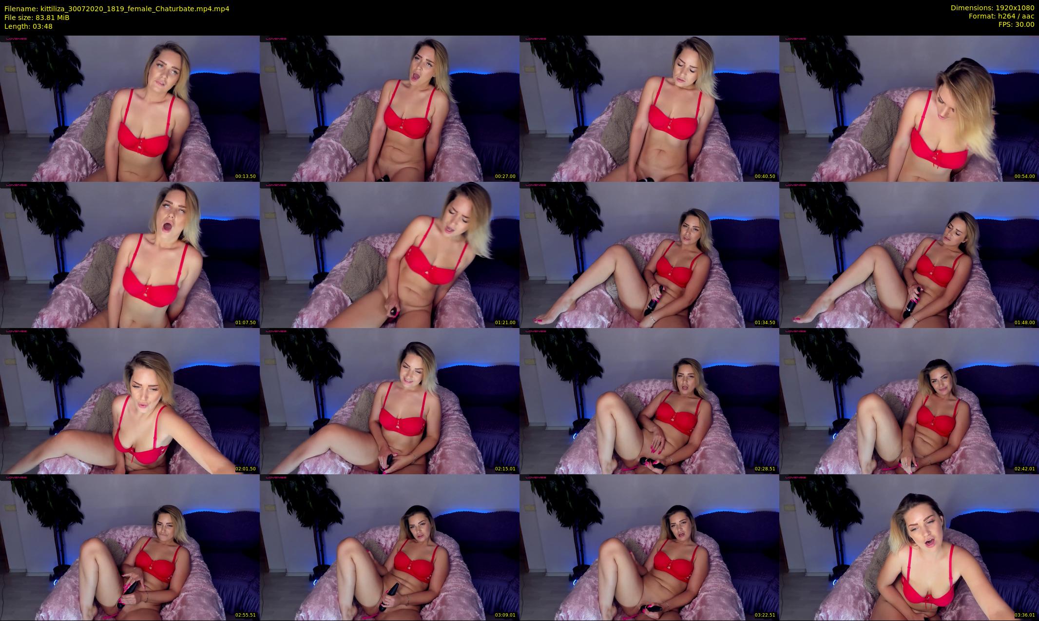 kittiliza — 4 minute Chaturbate female cam show recording, 1080p, Jul 30, 2020