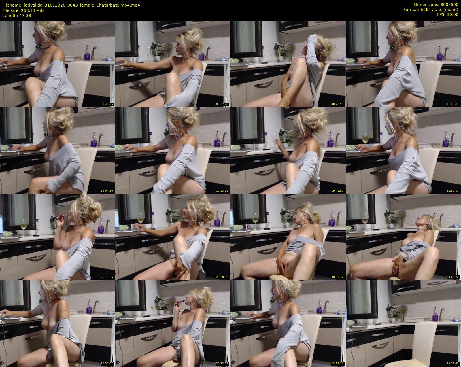 ladygilda — 48 minute Chaturbate female cam show recording, 480p, Jul 31, 2020