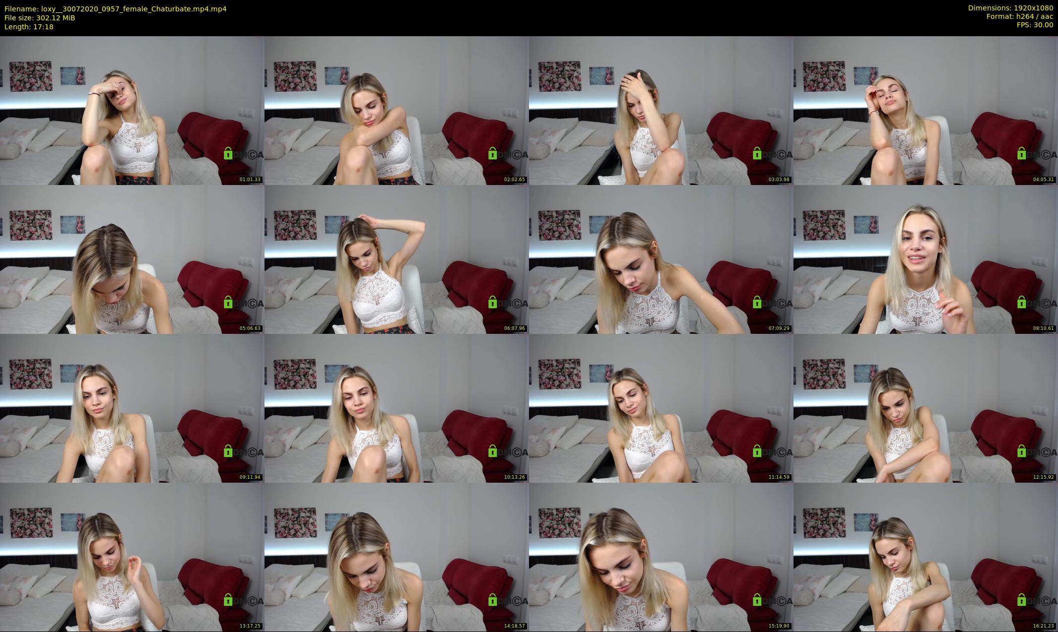 loxy_ — 18 minute Chaturbate female cam show recording, 1080p, Jul 30, 2020
