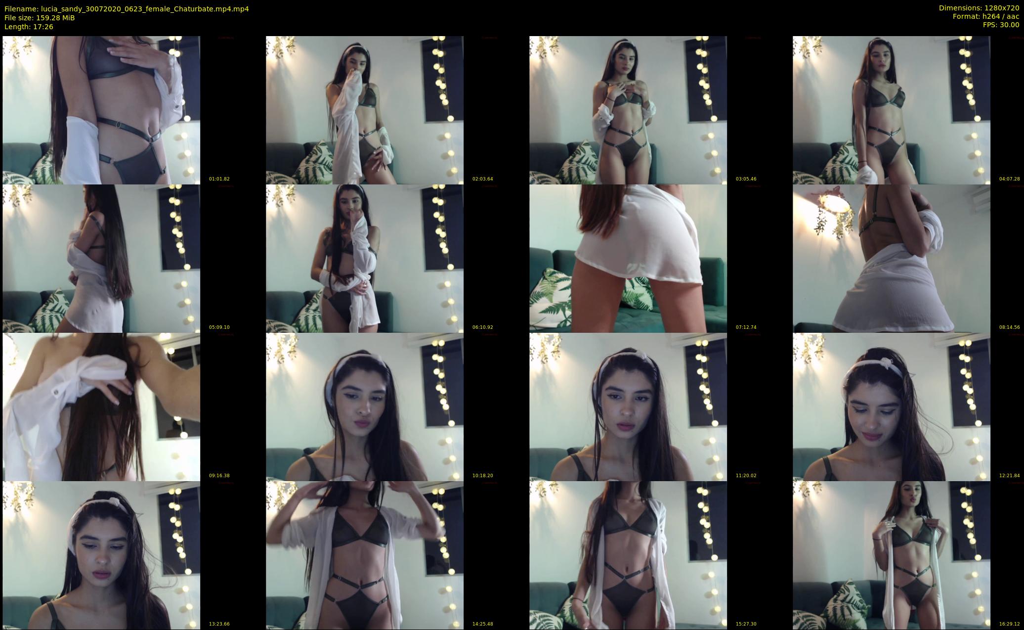 lucia_sandy — 18 minute Chaturbate female cam show recording, 720p, Jul 30, 2020
