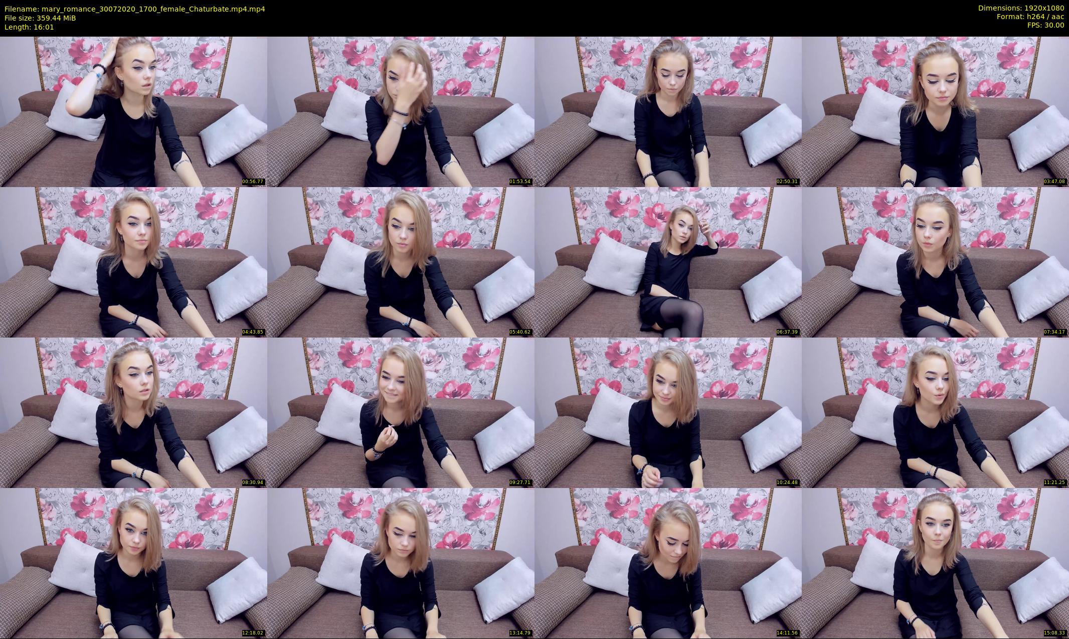 mary_romance — 17 minute Chaturbate female cam show recording, 1080p, Jul 30, 2020