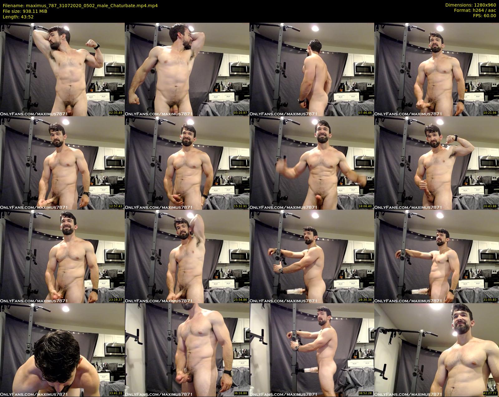 maximus_787 — 44 minute Chaturbate male cam show recording, 720p, Jul 31, 2020