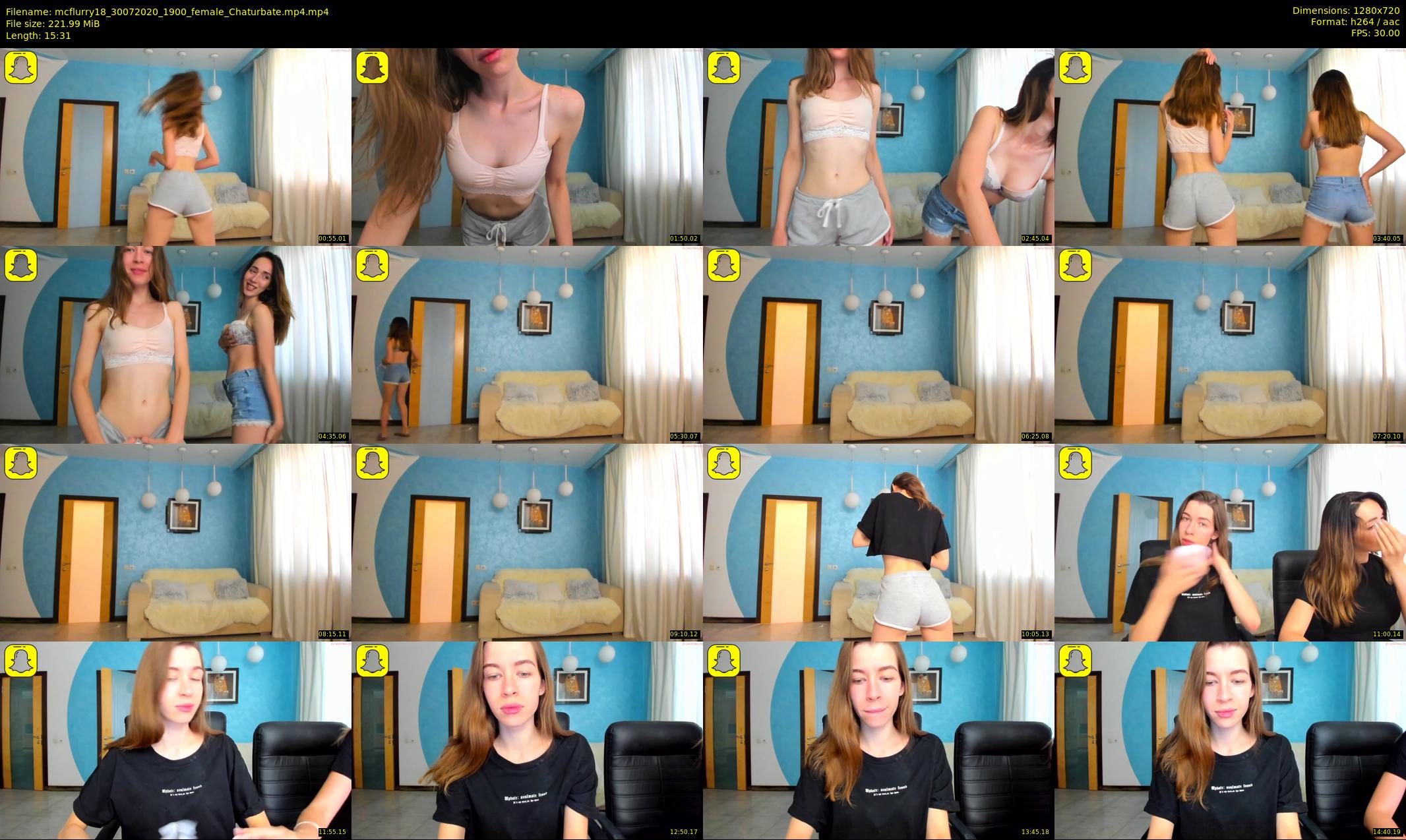 mcflurry18 — 16 minute Chaturbate female cam show recording, 720p, Jul 30, 2020