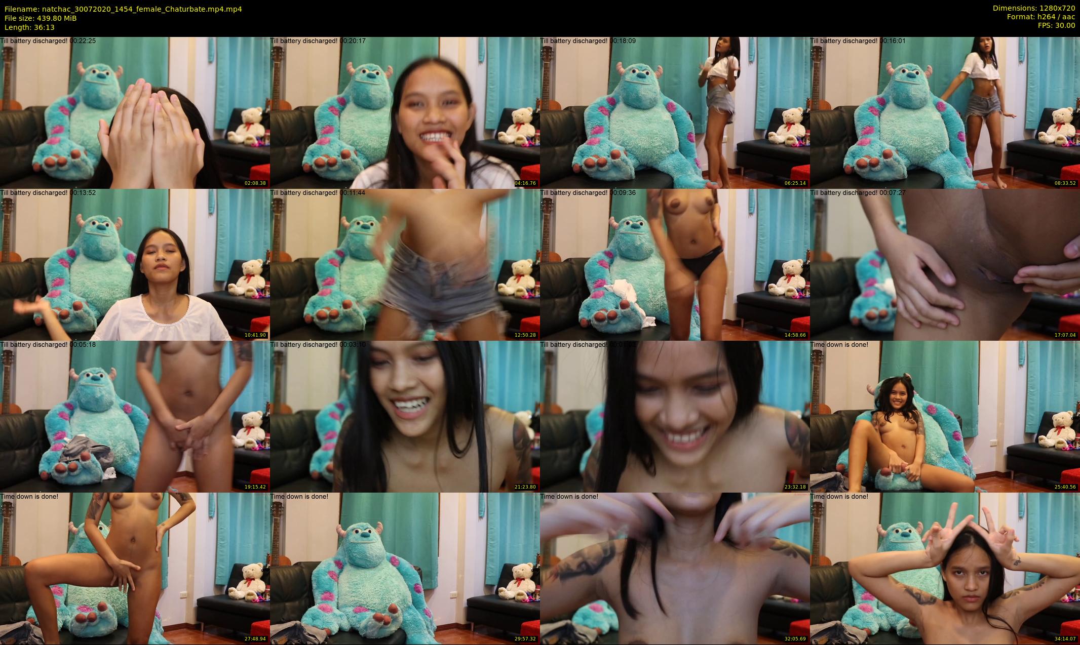 natchac — 37 minute Chaturbate female cam show recording, 720p, Jul 30, 2020
