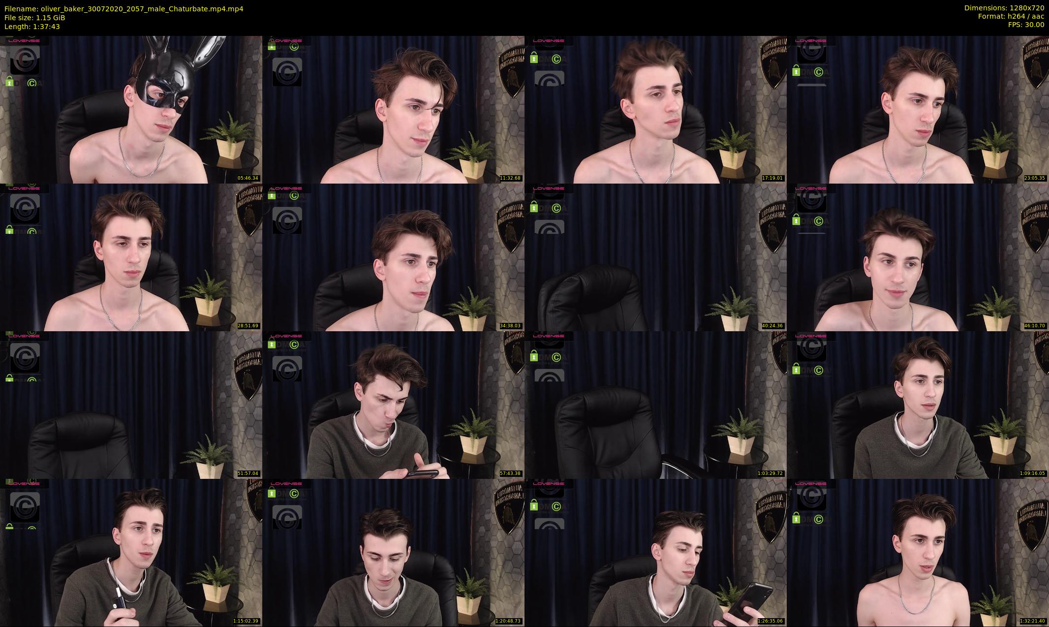oliver_baker — 98 minute Chaturbate male cam show recording, 720p, Jul 30, 2020