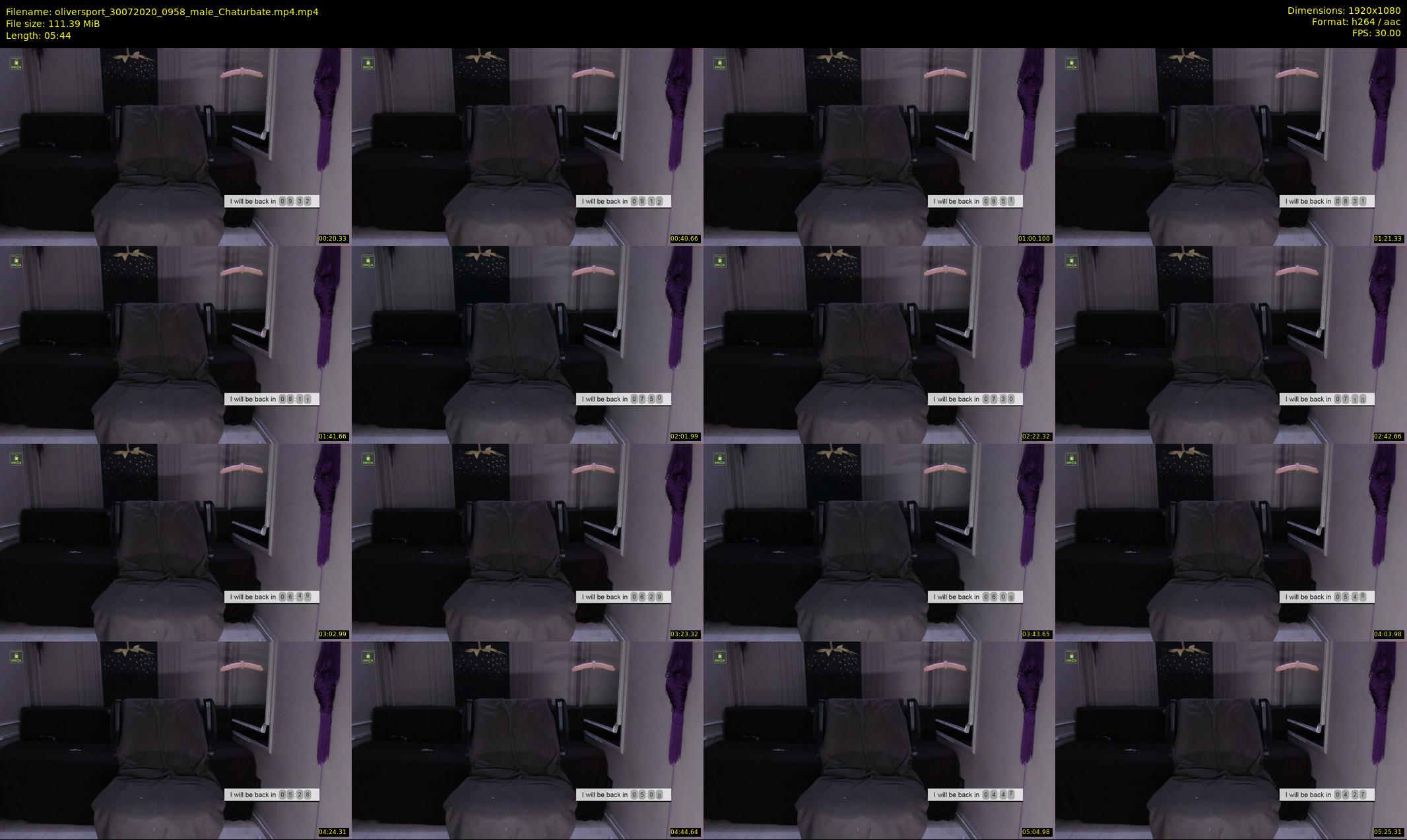 oliversport — 6 minute Chaturbate male cam show recording, 1080p, Jul 30, 2020