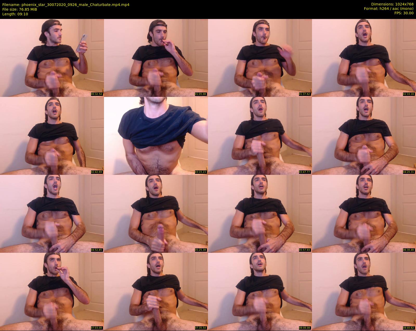 phoenix_star — 10 minute Chaturbate male cam show recording, 720p, Jul 30, 2020