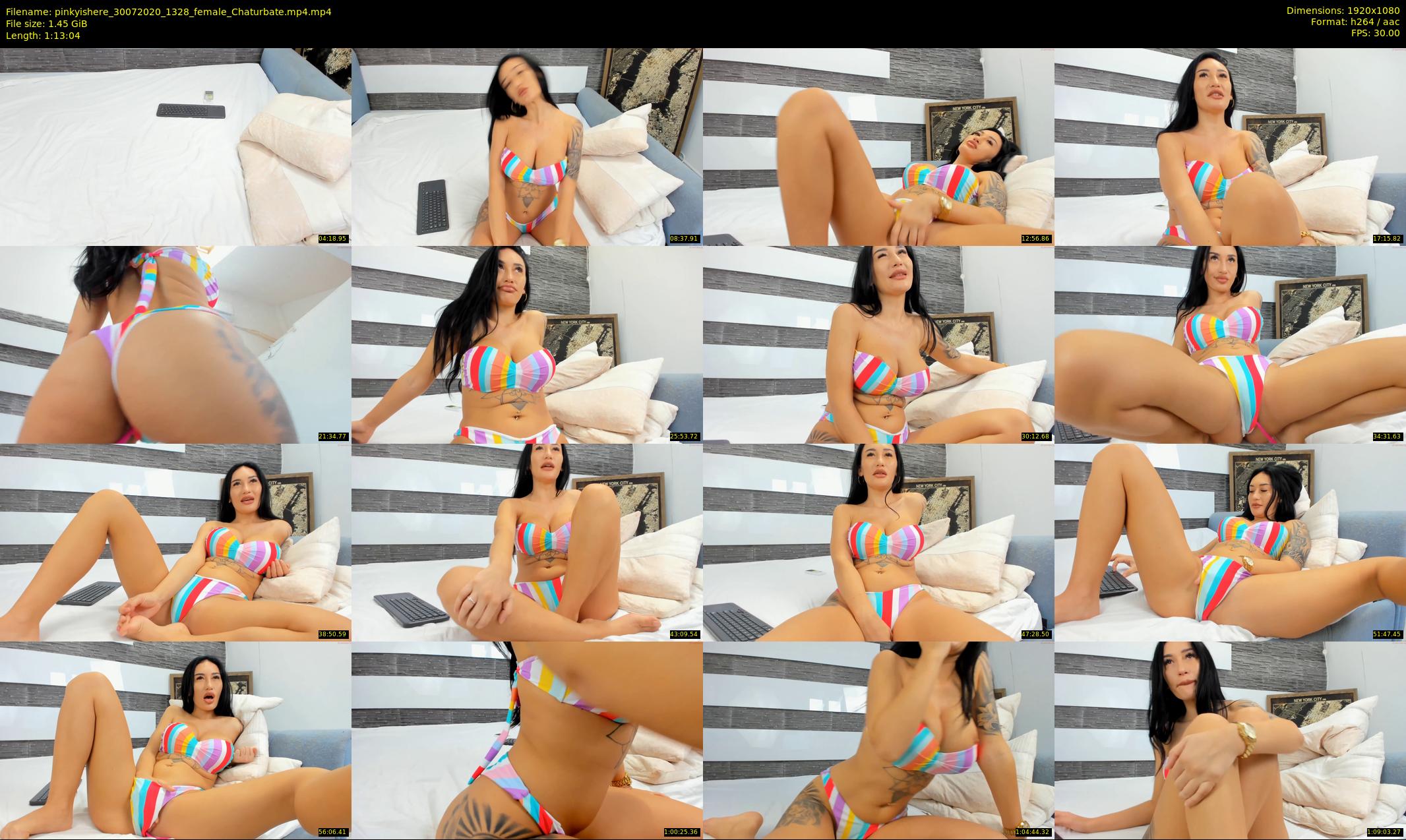 pinkyishere — 74 minute Chaturbate female cam show recording, 1080p, Jul 30, 2020