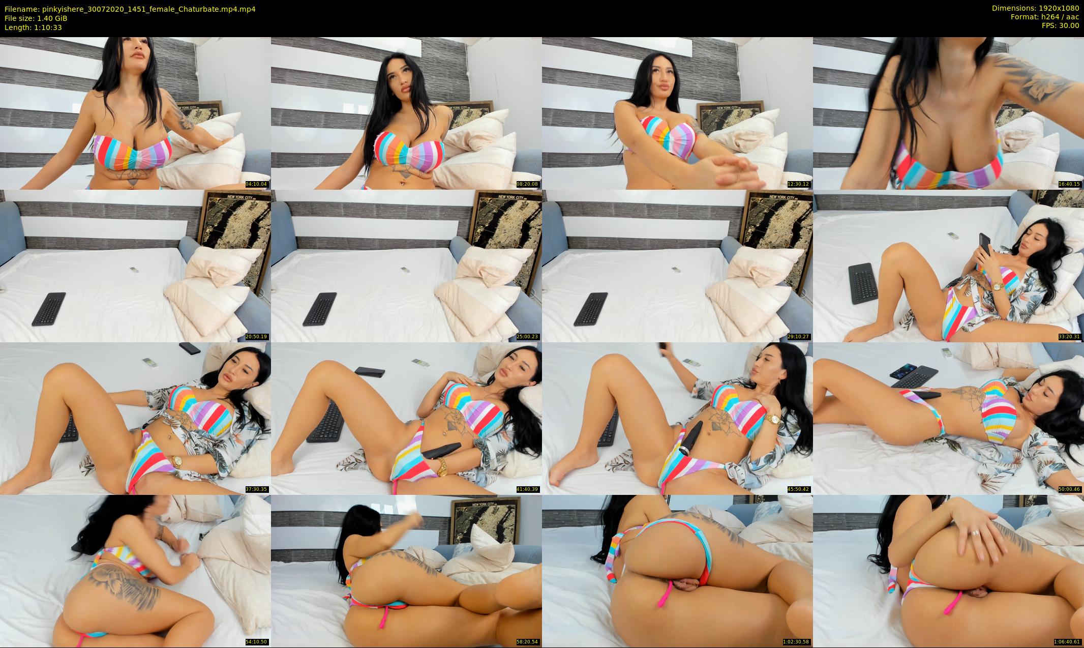 pinkyishere — 71 minute Chaturbate female cam show recording, 1080p, Jul 30, 2020