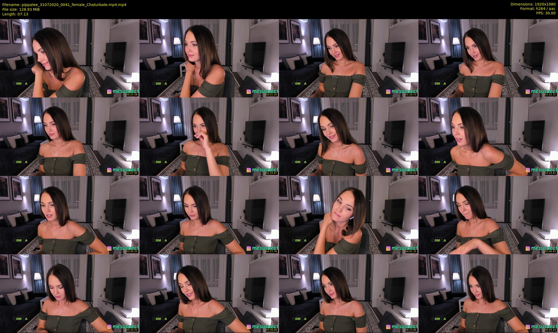 pippalee — 8 minute Chaturbate female cam show recording, 1080p, Jul 31, 2020