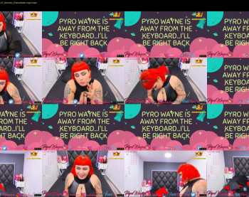 pyrowayne — 54 minute Chaturbate female cam show recording, 720p, Jul 30, 2020